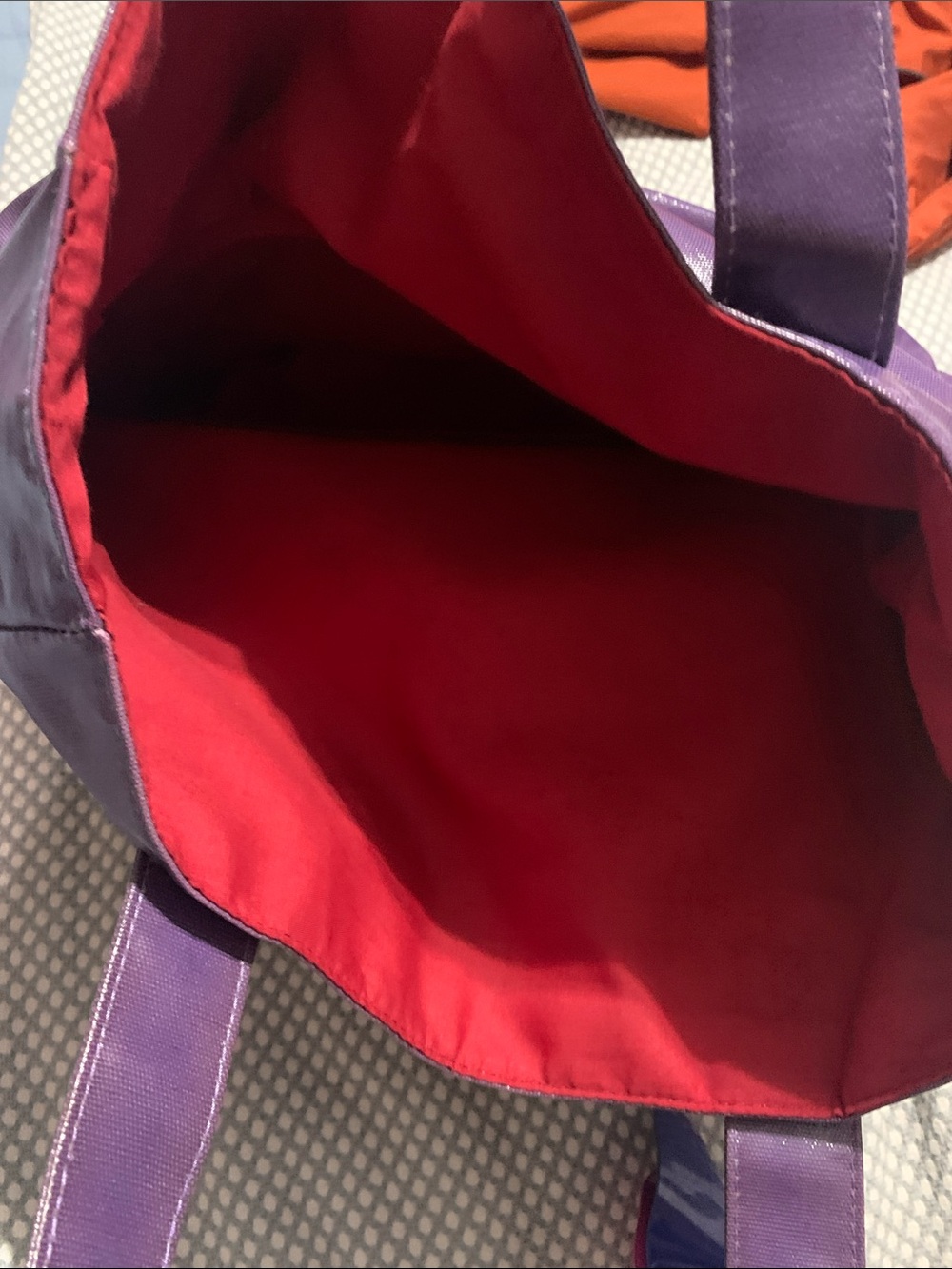 Marc Jacobs Purple Tote with Pink Logo and Multicolor Charm - Picture 3 of 5